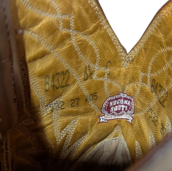 Nocona Western Boots 6.5 84322 Soft Leather Cowboy Rodeo - Picture 8 of 8